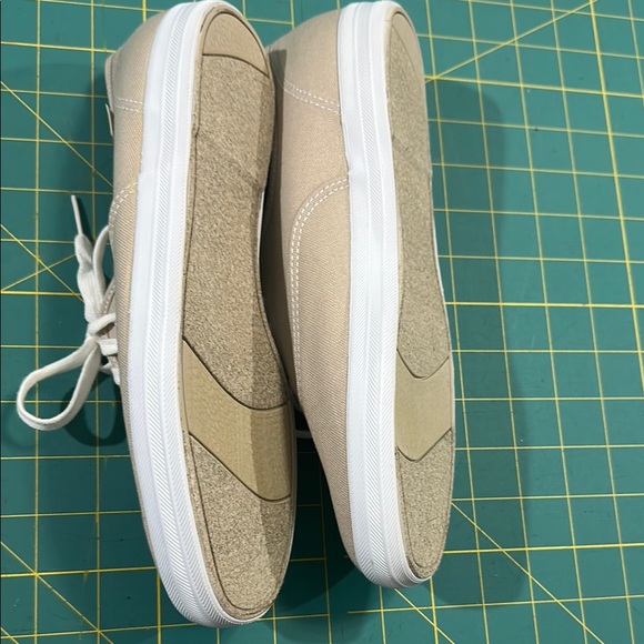 Keds Beige Canvas Lace-Up Sneakers - Picture 5 of 9